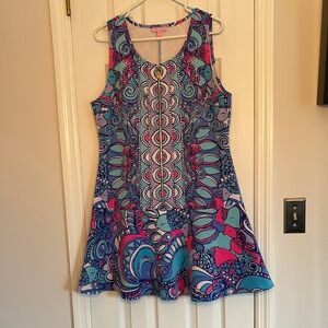 Lilly Pulitzer Scuba Sally Fit & Flare Dress
